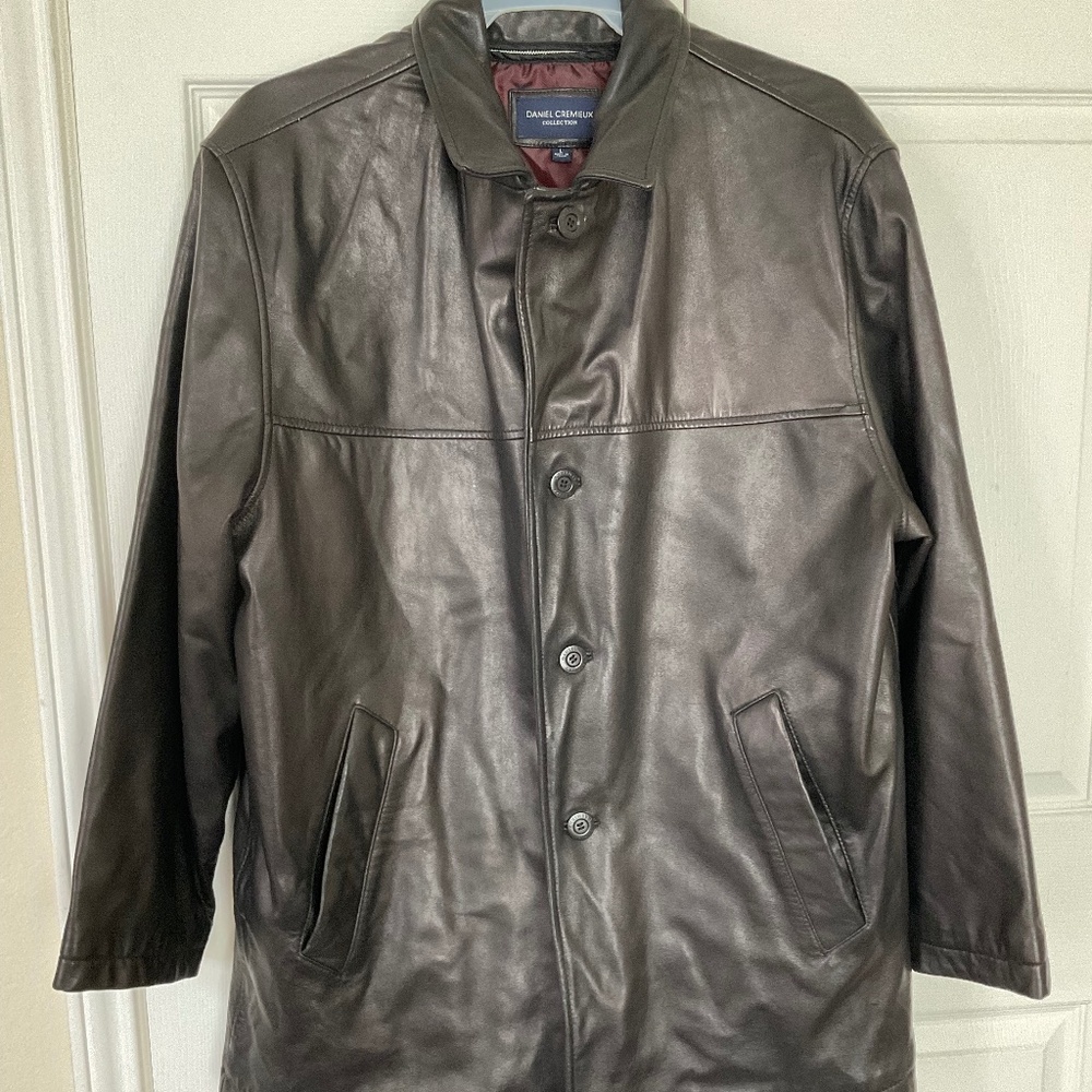 Daniel Cremieux Leather Jacket Size L